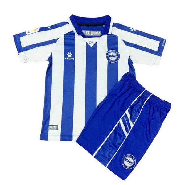 Camiseta Deportivo Alavés Replica Primera Ropa Niños 2020/21 Azul